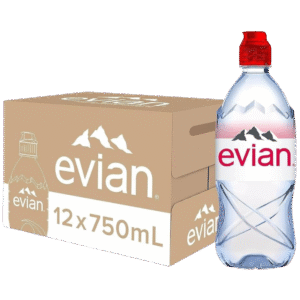 Evian Sports Cap 750ml X 12
